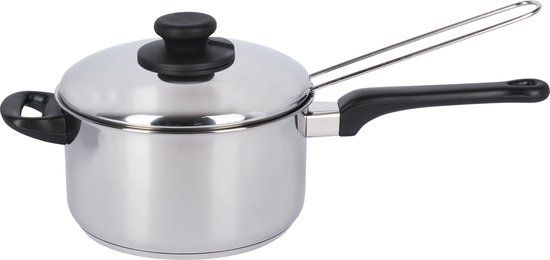 KitchenCraft Kitchen Craft KCCHIPLRG Grote frietpan met frituurmand en deksel, geschikt voor inductie, 20 cm