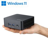 CSL-Computer Intel Mini PC Narrow Box Black / N 150, 4x 3600 MHz / 8 Go DDR4 RAM / M.2 SSD 256 Go - Windows 11 S Mode