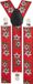 Finidi Tiroler Edelweiss Bretels Oktoberfest Rood