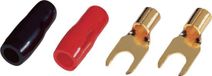 Sinuslive KSI 10 Vorkkabelschoen 10 mm² Gat diameter=5 mm Deels geïsoleerd Zwart, Rood 10 stuk(s)