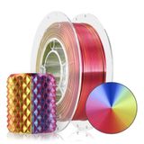 ROSA3D Magic PLA Silk Filament 1,75 mm voor 3D-printers, Carnival spoel 0,3 kg