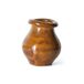 HKLIVING aardewerken vaas Robust 20x22,5 cm - verbrand omber
