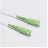 D2 Diffusion Diffusion Cordon fibre D2 Diffusion pour Box (SFR, Orange, Bouygues) jarretière optique 5m (Blanc)