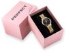 Perfect - Montre femme - S349-07 - Mécanisme à quartz - Noir et or