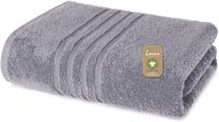 Lavea® Douchehanddoek 70x140 cm Lichtgrijs