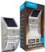Modee Solar Buitenlamp LED met Bewegingssensor - Wandlamp op Zonne Energie - IP44 - Blanc lumière du jour - 2 stuks