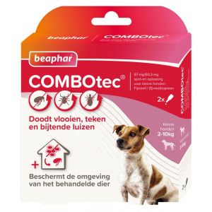BEAPHAR COMBOtec hond 2 pipetten 2-10 kg