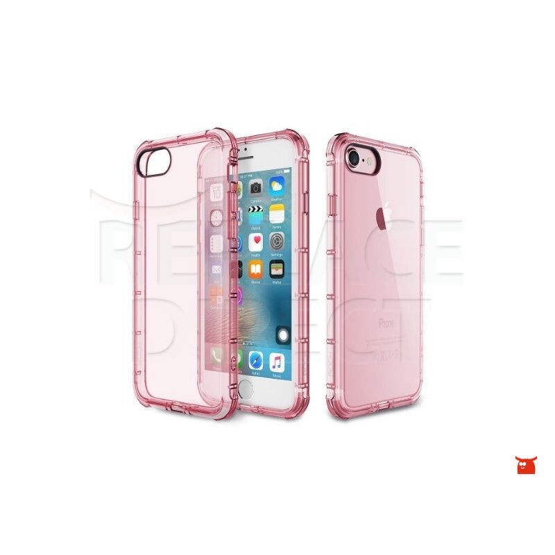 Rock Fence TPU Case Transparent Pink 37339