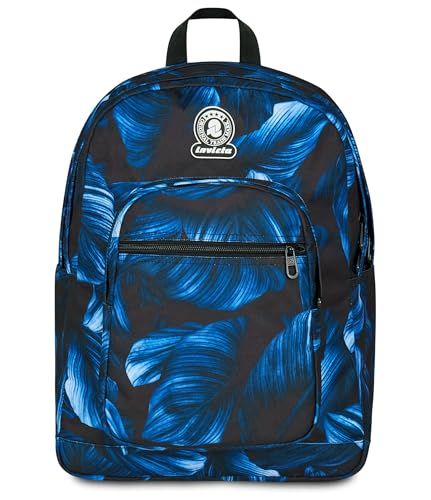 Invicta Schoolrugzak met twee vakken, Dial Fantasy, blauw, drinkfleszak, pc-tas 14 inch, maxi inhoud, schoolrugzak, meisjes en meisjes, Blauw, Eén maat, modern