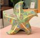 Mascot Peluche Étoile de mer Vert Coussin 20 cm