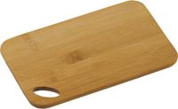 Merkloos Bamboe houten snijplank - 14 x 22 cm