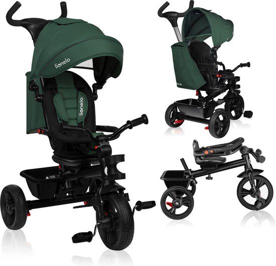 Lionelo Haari Driewieler - Groen - 2in1 - 18+ maanden