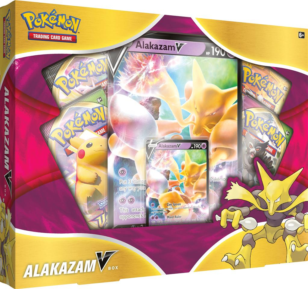 The Pokemon Company Pokemon TCG Alakazam V Box Merchandise