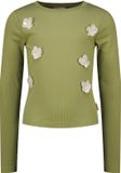 Vingino Jantina T-shirt Meisjes Sage Green Katoen/Polyester/Elastaan Maat 176