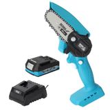 DEDRA tuinset in een koffer: minikettingzaag, 2Ah accu en oplader