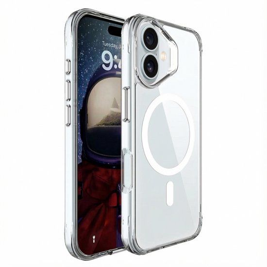 imoshion Rugged Air MagSafe Case voor de iPhone 16 - Transparant