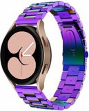 By Qubix Qubix - Stalen Schakelband - Multicolor - Geschikt voor Garmin Approach S12 / S40 / S42 - 20mm