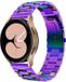 By Qubix Qubix - Stalen Schakelband - Multicolor - Geschikt voor Garmin Approach S12 / S40 / S42 - 20mm