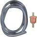 Brazoline Kit tuyau de carburant transparent + filtre à carburant conique 5x8 D6
