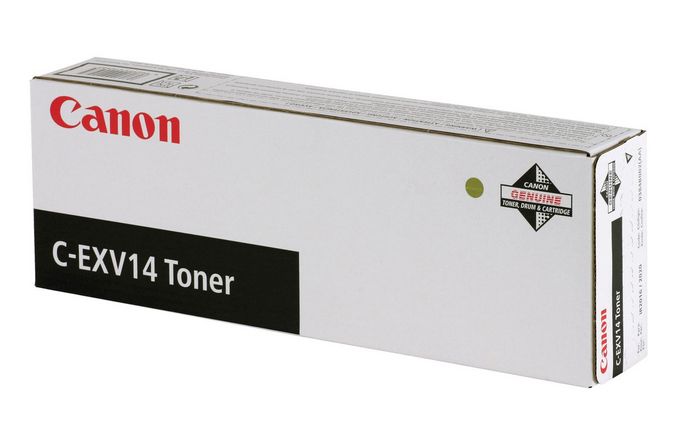 Canon C-EXV 14 Black Toner Cartridge - 8300 Page Yield - Compatible with iR2016/iR2020