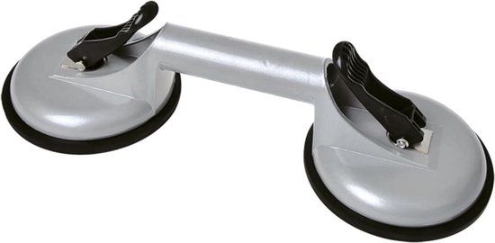 ProPlus Vacuümheffer - 2 Zuignappen - Aluminium - Zilver - 100 kg
