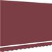 vidaXL - Vervangingsdoek - zonnescherm - 3,5x2 m - Bordeauxrood - Polyester
