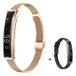 B3 Bracelet intelligent / Tracker d'activité physique avec deux bracelets - Or