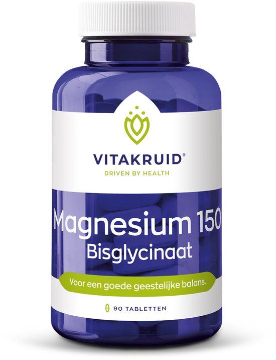 Vitakruid Magnesium 150 bisglycinaat - 90 Tabletten