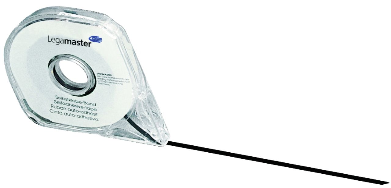 Legamaster Verdeel tape 1 mm x 16 m zwart