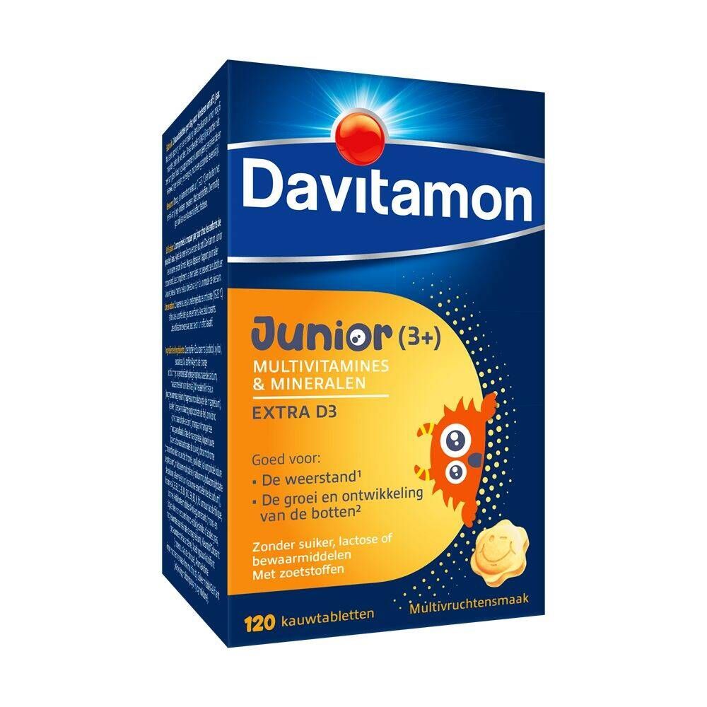Davitamon Davitamon Junior Multivrucht 120 kauwtabletten