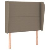 VidaXL Hoofdeind & Voeteind Taupe