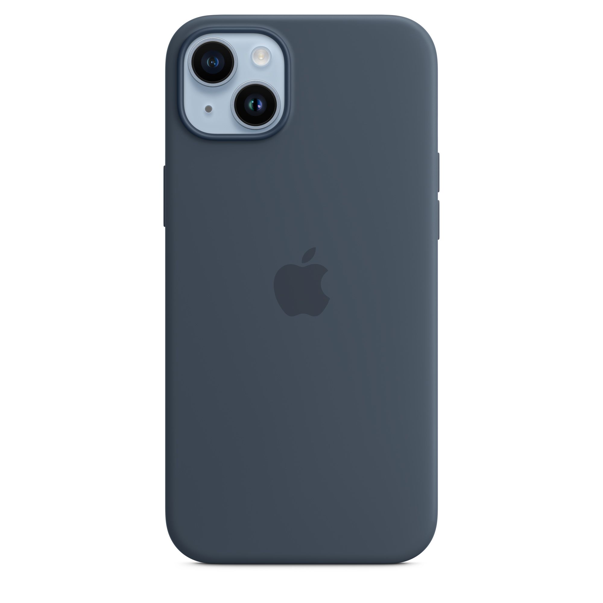 Apple iPhone 14 Plus Siliconen Hoesje met MagSafe - Storm Blue