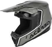 Acerbis Whoops Logo Motocrosshelm - Grijs/zwart/wit - Maat S