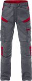 Fristads Broek 2555 STFP - Grijs/Rood - C44
