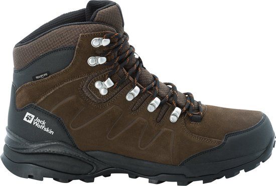Jack Wolfskin Refugio Texapore Mid Wandelschoenen Mannen - Maat 45 - Bruin