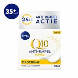 NIVEA Q10 Dagcrème Anti-Rimpel Power SPF 30 - 2 x 50 ml - Voordeelverpakking