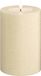 DeLuxe Homeart Unique Kaars 10 x 15cm Creme UNI0113