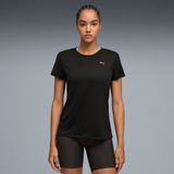 PUMA W Run Club Graphic Tee PUMA Zwart