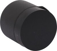 Deurstopper RVS Zwart Wandmontage 27mm - Oxloc