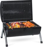 Merkloos Tafel Barbecue Houtskool Zwart Staal