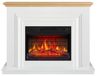 ArtiFlame Poêle électrique Marbelya AF23BS, blanc
