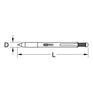 KS Tools krasnaald in biros vorm, 150mm