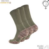 Stark Soul sportsokken - wandelsokken outdoor - sokken maat 43/46 - badstof - olijfgroen - 3 paar