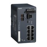 Schneider MCSESM093F1CU0, Switchgestprof_8X100Txrj45,1X100Fxfomult