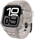 Spigen Rugged Armor Pro 2 Case met Bandje Compatibel met Apple Watch 11/10 42mm (2025/2024) - Duinbeige