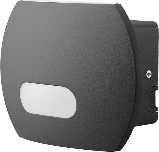 Maclean Energy MCE366 LED Wandlamp met PIR Sensor - 20W - Grijs