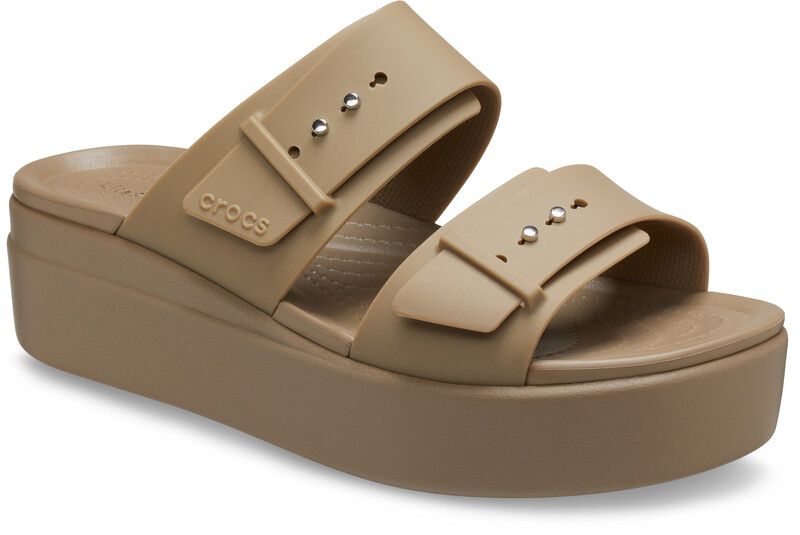 Crocs Brooklyn Buckle Clogs - Beige - EU 37-38 - Women's