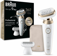 Braun Silk-épil 9 Flex 9-041 3D Epilator - Gold/White