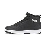 Puma Rebound Joy FUR Jr unisex kindersneakers gevoerd 375477 zwart