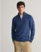 GANT Casual Cotton Half Zip Blauw M